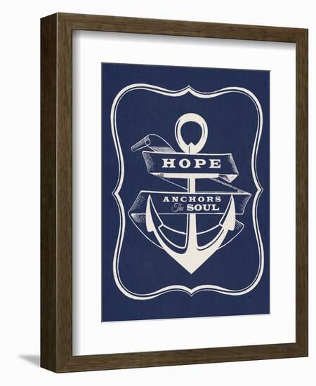 Hope Anchors the Soul-Z Studio-Framed Art Print