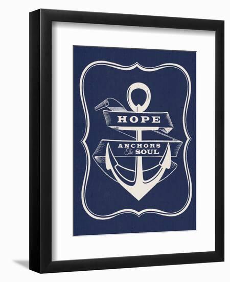 Hope Anchors the Soul-Z Studio-Framed Art Print