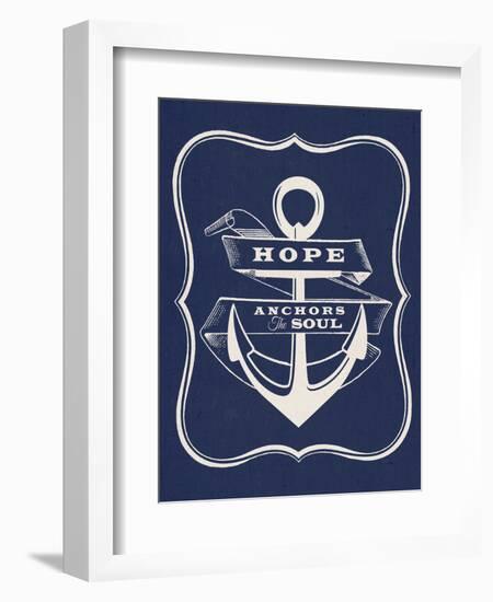 Hope Anchors the Soul-Z Studio-Framed Art Print