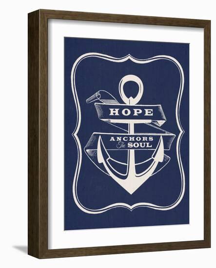 Hope Anchors the Soul-Z Studio-Framed Art Print