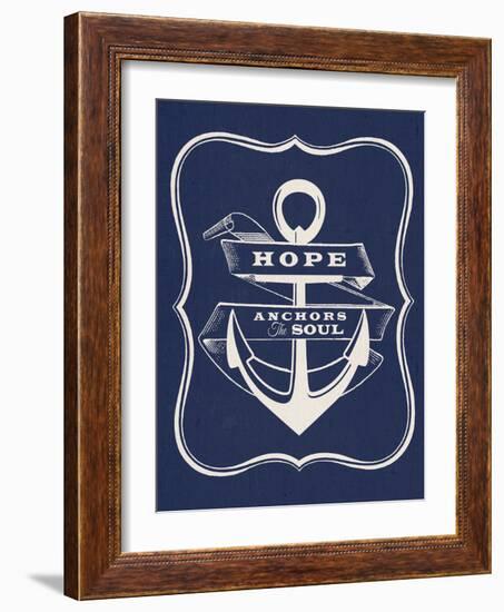 Hope Anchors the Soul-Z Studio-Framed Art Print