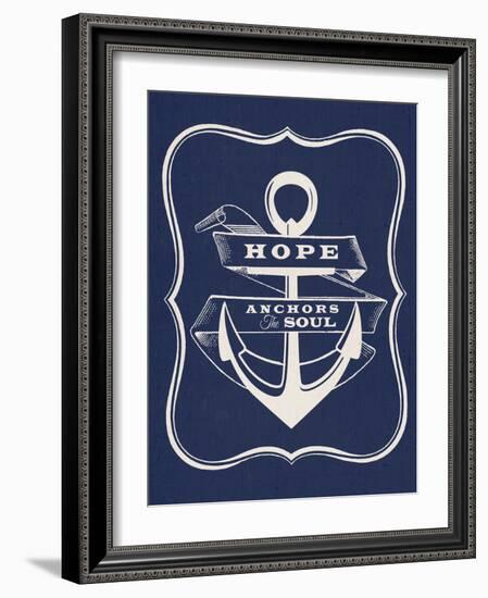 Hope Anchors the Soul-Z Studio-Framed Art Print