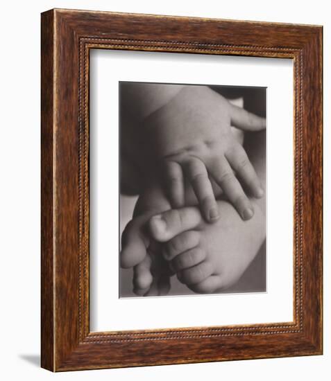 Hope: Baby Hands and Feet-Laura Monahan-Framed Art Print