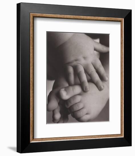 Hope: Baby Hands and Feet-Laura Monahan-Framed Art Print