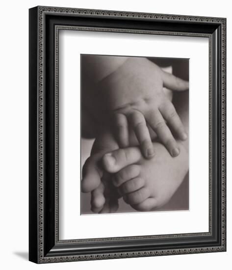 Hope: Baby Hands and Feet-Laura Monahan-Framed Art Print