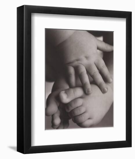 Hope: Baby Hands and Feet-Laura Monahan-Framed Art Print