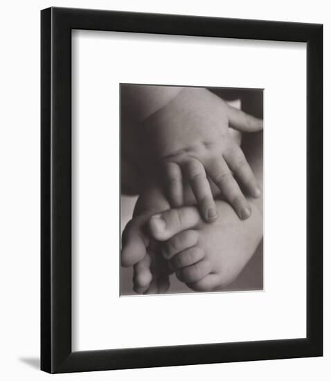 Hope: Baby Hands and Feet-Laura Monahan-Framed Art Print