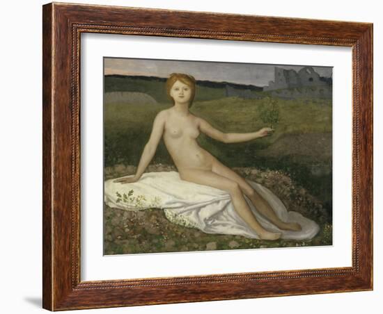 Hope, c.1872-Pierre Puvis de Chavannes-Framed Giclee Print