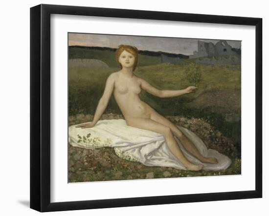 Hope, c.1872-Pierre Puvis de Chavannes-Framed Giclee Print