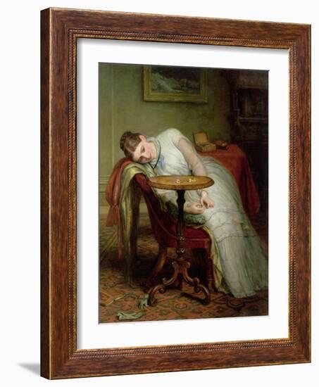 Hope Deferred, and Hopes and Fears That Kindle Hope, before 1877-Charles West Cope-Framed Giclee Print