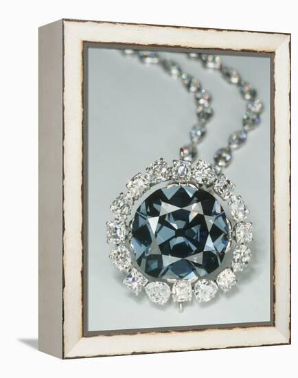 Hope Diamond White-null-Framed Premier Image Canvas