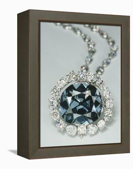 Hope Diamond White-null-Framed Premier Image Canvas