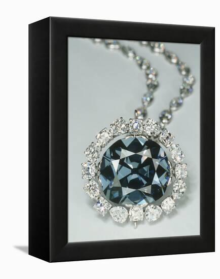 Hope Diamond White-null-Framed Premier Image Canvas