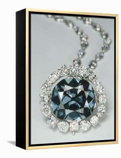 Hope Diamond White-null-Framed Premier Image Canvas