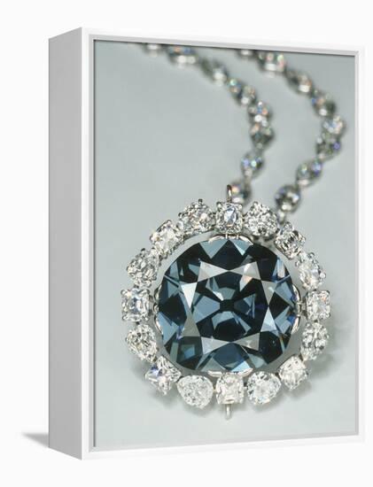 Hope Diamond White-null-Framed Premier Image Canvas