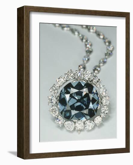 Hope Diamond White-null-Framed Premium Photographic Print