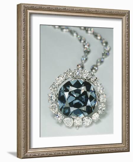 Hope Diamond White-null-Framed Photographic Print