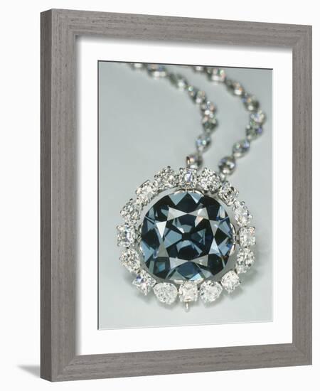 Hope Diamond White-null-Framed Photographic Print