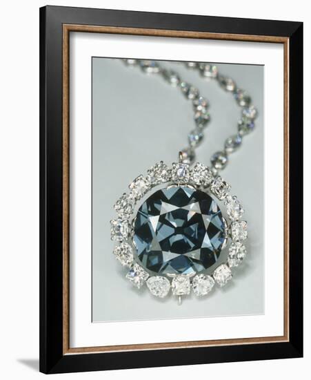 Hope Diamond White-null-Framed Photographic Print