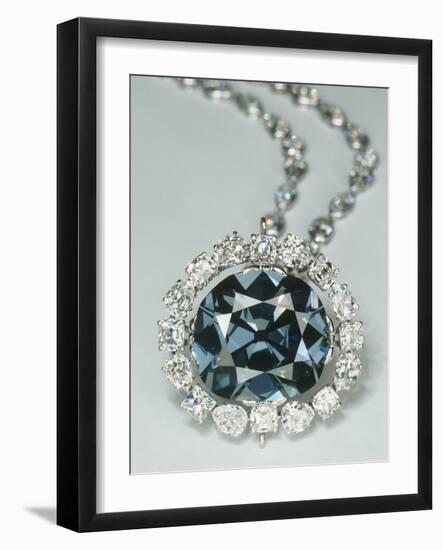 Hope Diamond White-null-Framed Photographic Print