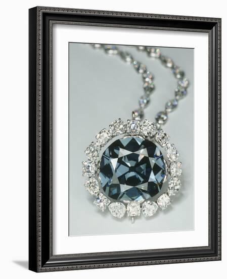 Hope Diamond White-null-Framed Photographic Print