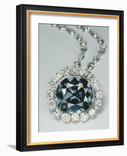 Hope Diamond White-null-Framed Photographic Print