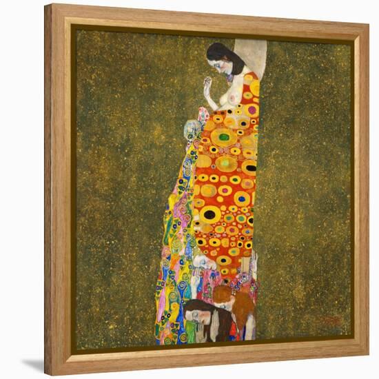 Hope, II by Gustav Klimt-Gustav Klimt-Framed Premier Image Canvas