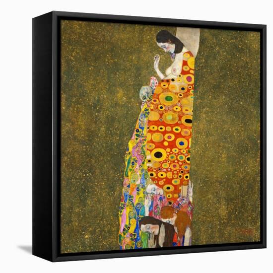 Hope, II by Gustav Klimt-Gustav Klimt-Framed Premier Image Canvas