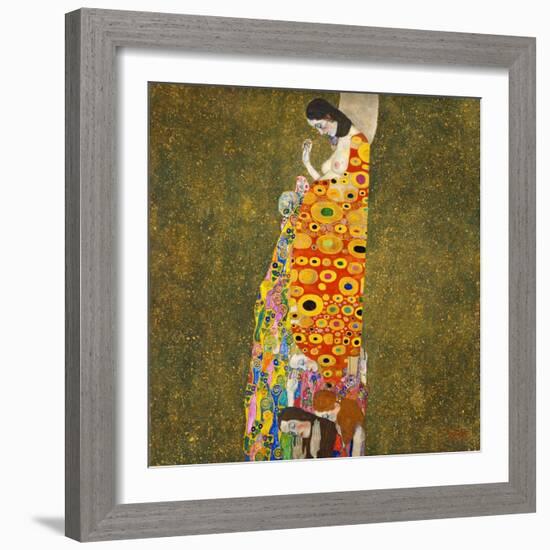 Hope, II by Gustav Klimt-Gustav Klimt-Framed Giclee Print