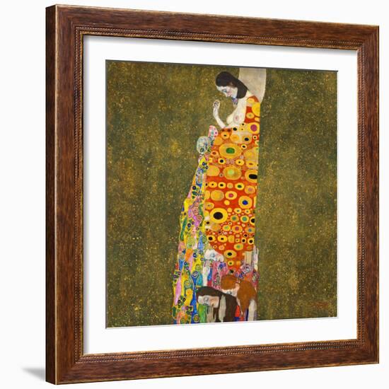 Hope, II by Gustav Klimt-Gustav Klimt-Framed Giclee Print