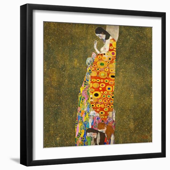 Hope, II by Gustav Klimt-Gustav Klimt-Framed Giclee Print