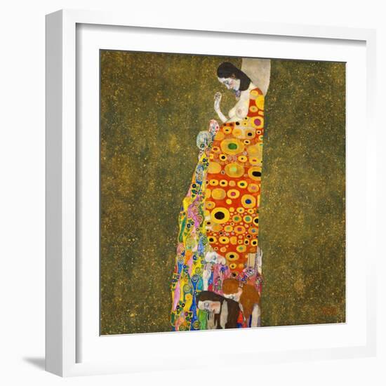 Hope, II by Gustav Klimt-Gustav Klimt-Framed Giclee Print