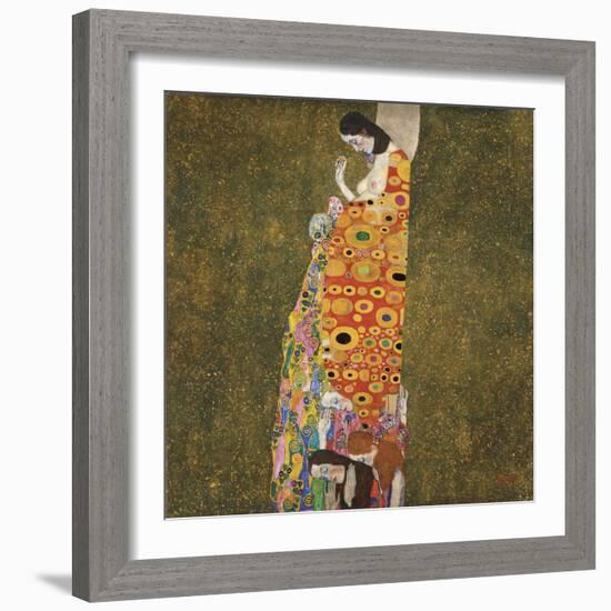 Hope, II-Gustav Klimt-Framed Giclee Print