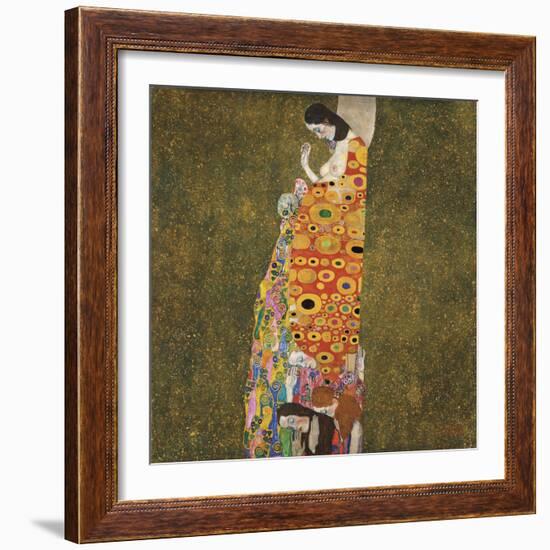 Hope, II-Gustav Klimt-Framed Giclee Print