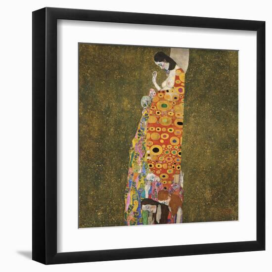 Hope, II-Gustav Klimt-Framed Giclee Print