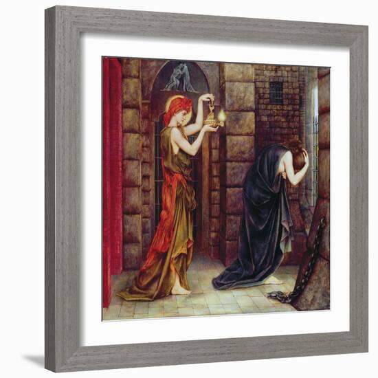 Hope in the Prison of Despair-Evelyn De Morgan-Framed Giclee Print