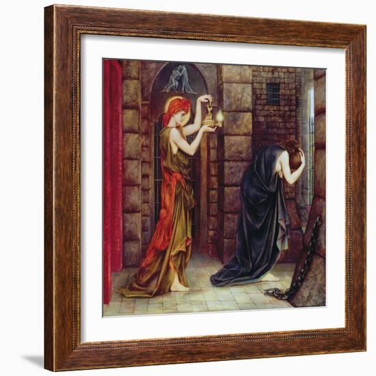 Hope in the Prison of Despair-Evelyn De Morgan-Framed Giclee Print