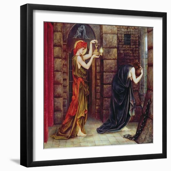 Hope in the Prison of Despair-Evelyn De Morgan-Framed Giclee Print