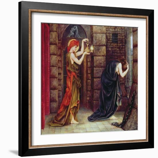 Hope in the Prison of Despair-Evelyn De Morgan-Framed Giclee Print