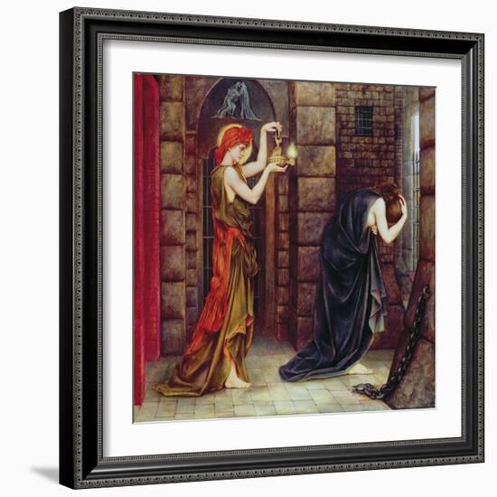 Hope in the Prison of Despair-Evelyn De Morgan-Framed Giclee Print