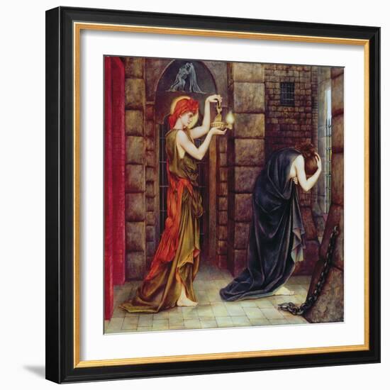 Hope in the Prison of Despair-Evelyn De Morgan-Framed Giclee Print