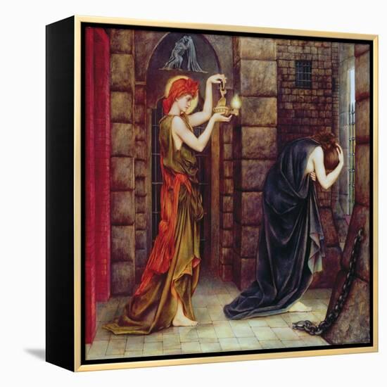 Hope in the Prison of Despair-Evelyn De Morgan-Framed Premier Image Canvas