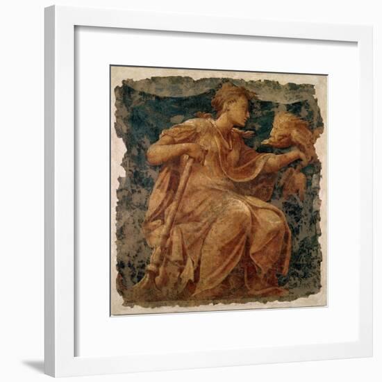 Hope, One of the Three Theological Virtues-Nicolò dell' Abate-Framed Giclee Print