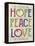 Hope Peace Love-Erin Clark-Framed Premier Image Canvas