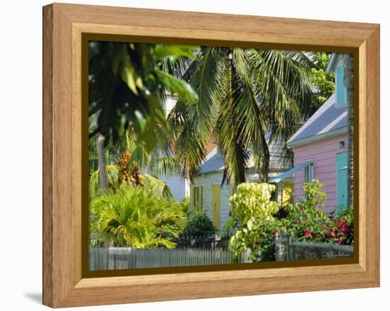 Hope Town, 200 Year Old Settlement on Elbow Cay, Abaco Islands, Bahamas, Caribbean, West Indies-Nedra Westwater-Framed Premier Image Canvas