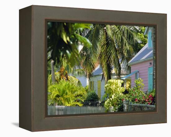 Hope Town, 200 Year Old Settlement on Elbow Cay, Abaco Islands, Bahamas, Caribbean, West Indies-Nedra Westwater-Framed Premier Image Canvas