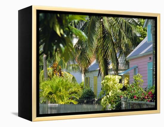 Hope Town, 200 Year Old Settlement on Elbow Cay, Abaco Islands, Bahamas, Caribbean, West Indies-Nedra Westwater-Framed Premier Image Canvas