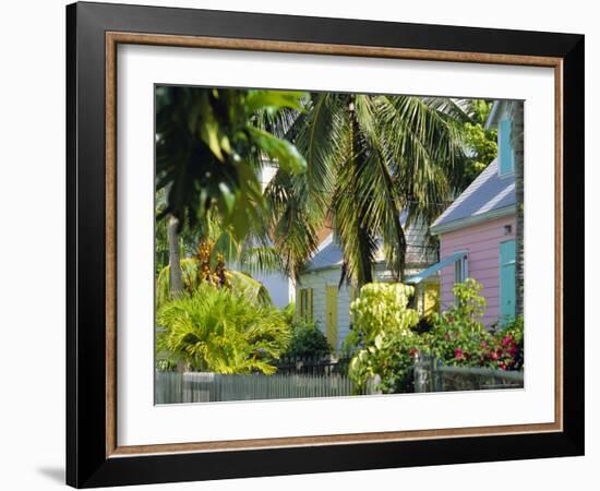 Hope Town, 200 Year Old Settlement on Elbow Cay, Abaco Islands, Bahamas, Caribbean, West Indies-Nedra Westwater-Framed Photographic Print