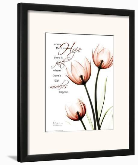 Hope Tulips Red-Albert Koetsier-Framed Art Print