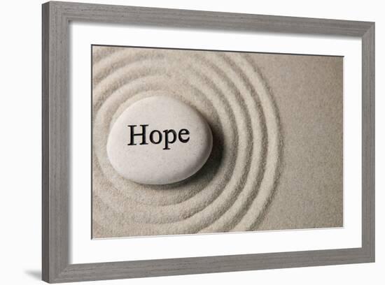 Hope-og-vision-Framed Art Print